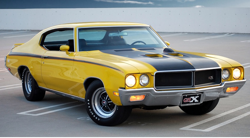 Buick GSX 1970 Jaune – Miniature Sunstar 1/18 – Métal – Réf. SUN5702 Neuve